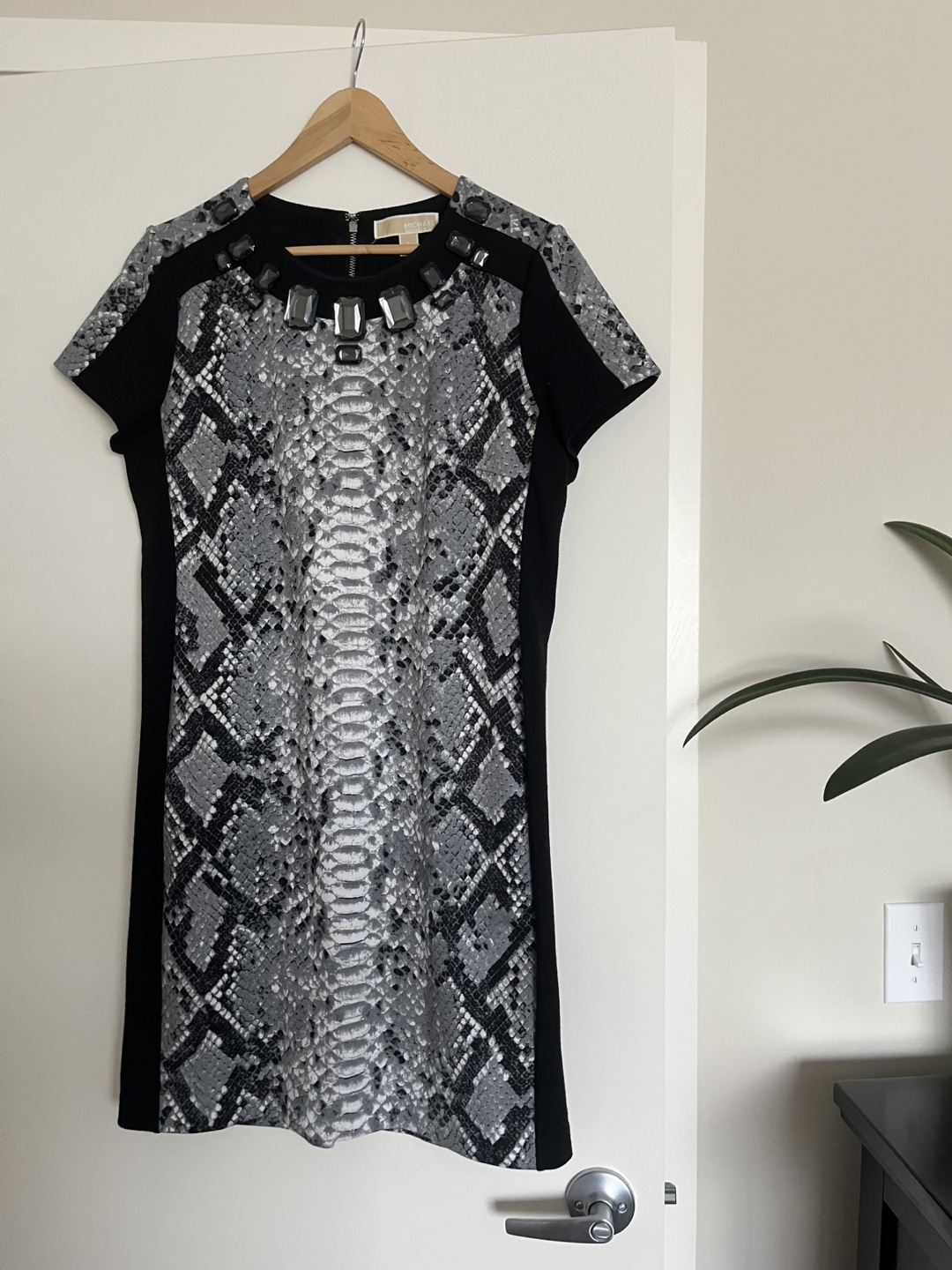 Michael Kors Snakeskin Print Dress - Size L - photo 2