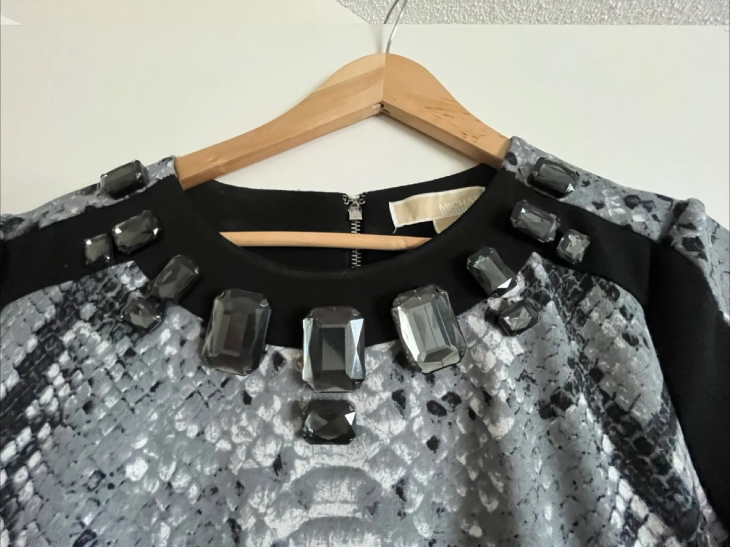 Michael Kors Snakeskin Print Dress - Size L