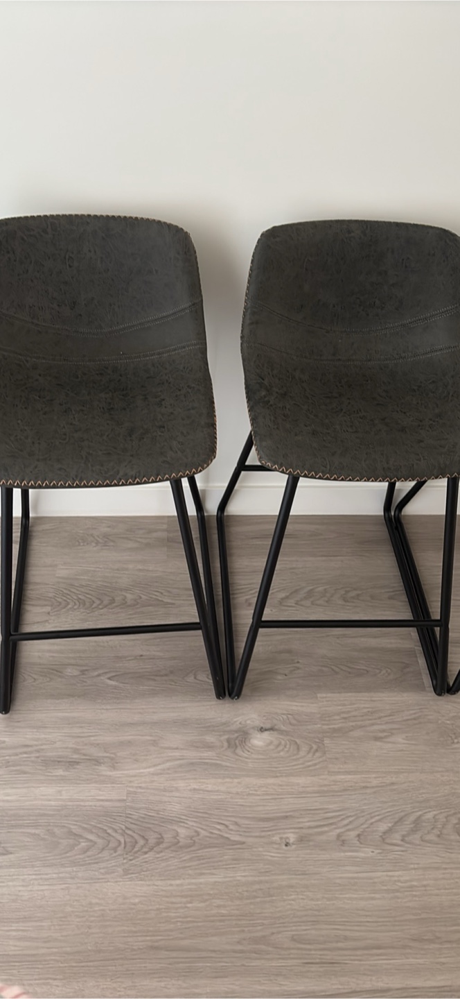 Grey Bar Stools - Set of 4 - photo 2