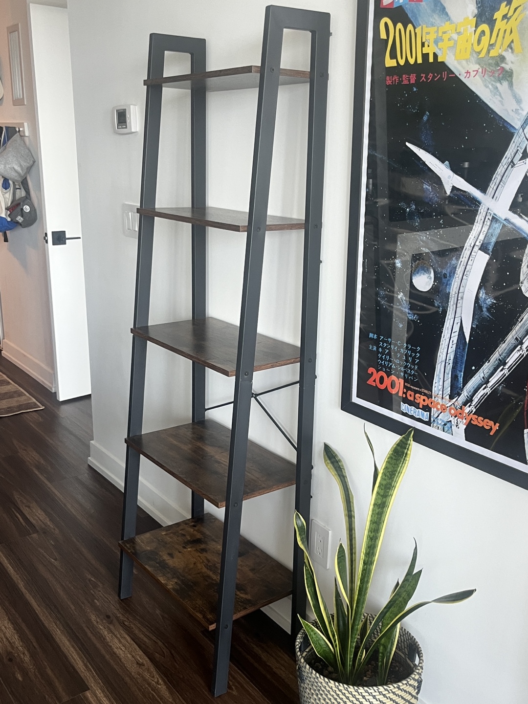 5-Tier Ladder Shelf Bookcase - photo 2