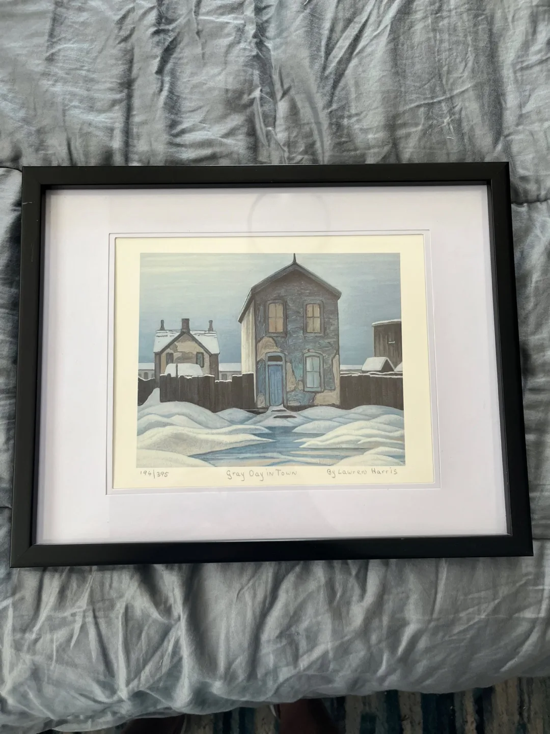 Lauren Harris "Gray Day in Town" Print thumbnail