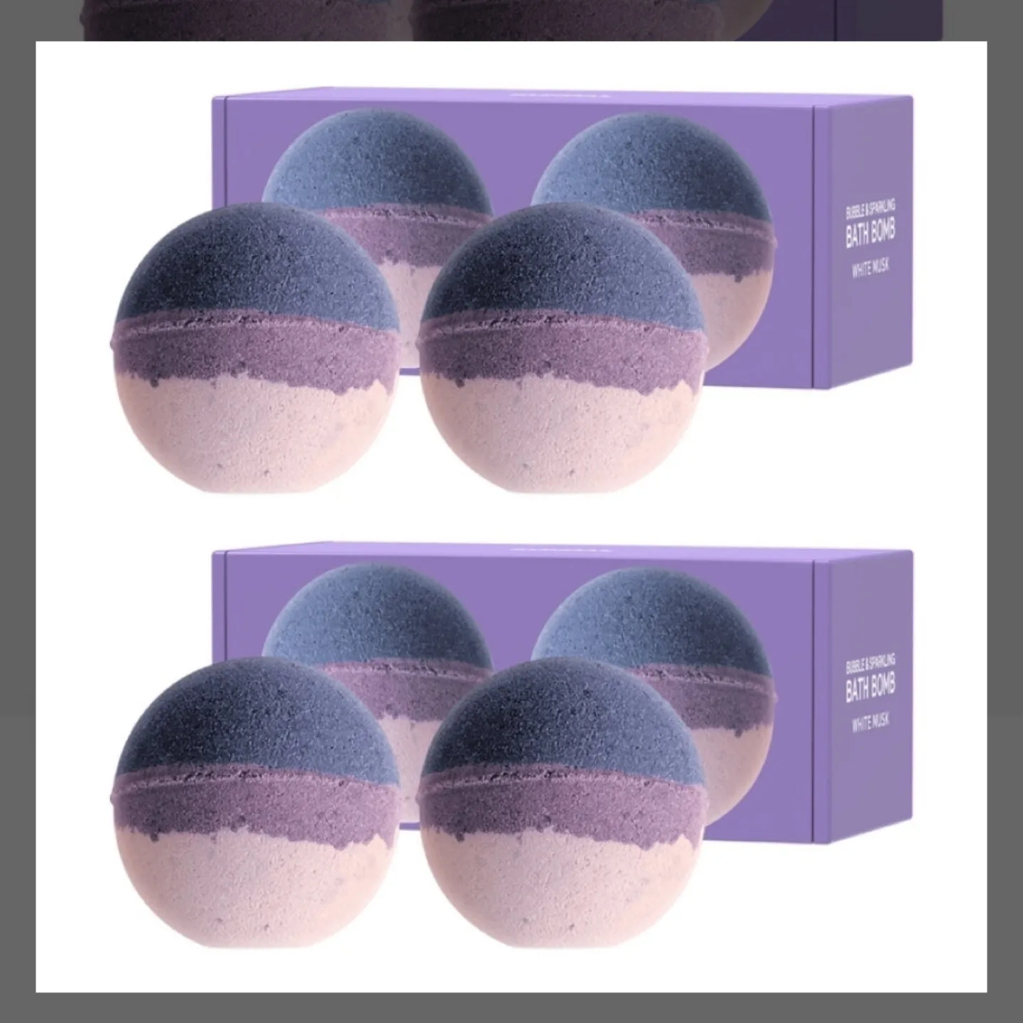 KUNDAL Bath Bomb 2pcs - White Musk thumbnail