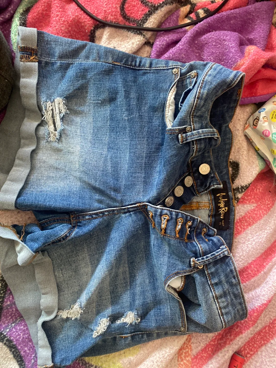 Indigo Rein Denim Shorts - Size 11 thumbnail