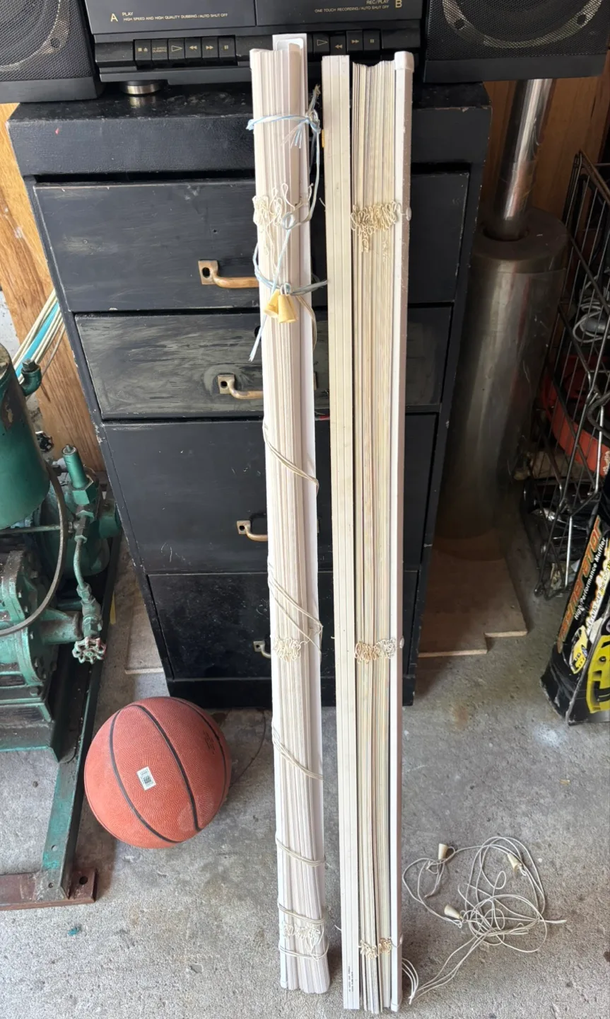 Two White Window Blinds thumbnail