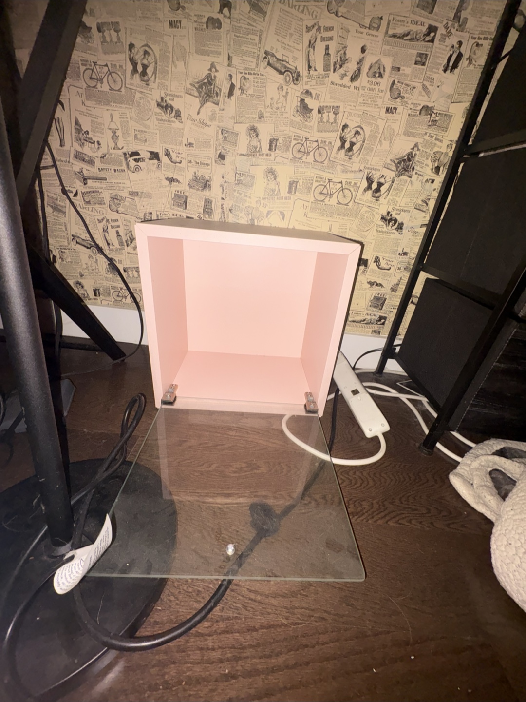 Pink Storage Cube with Glass Door - photo 3