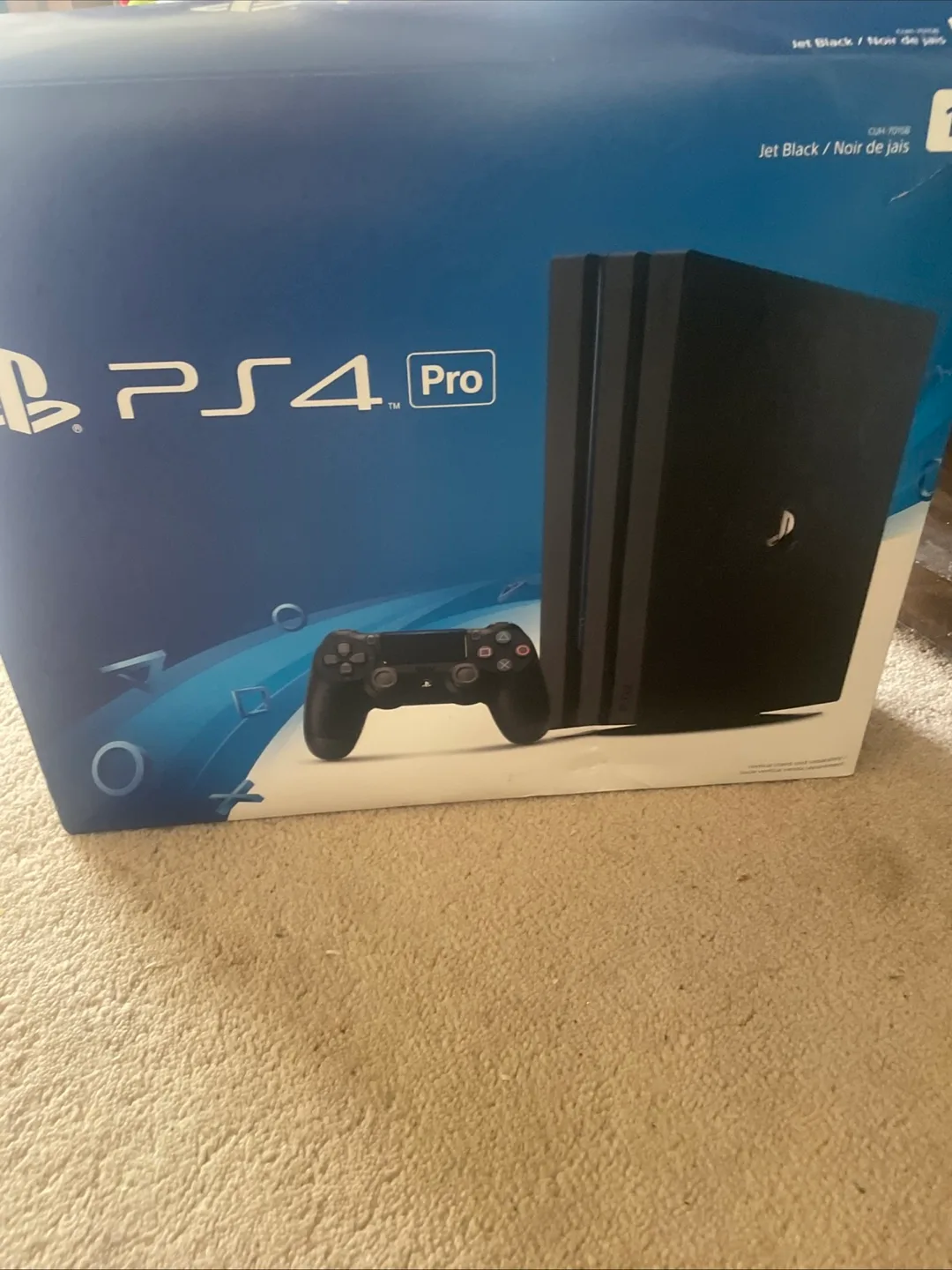 PlayStation 4 Pro Jet Black with 2 Controllers thumbnail