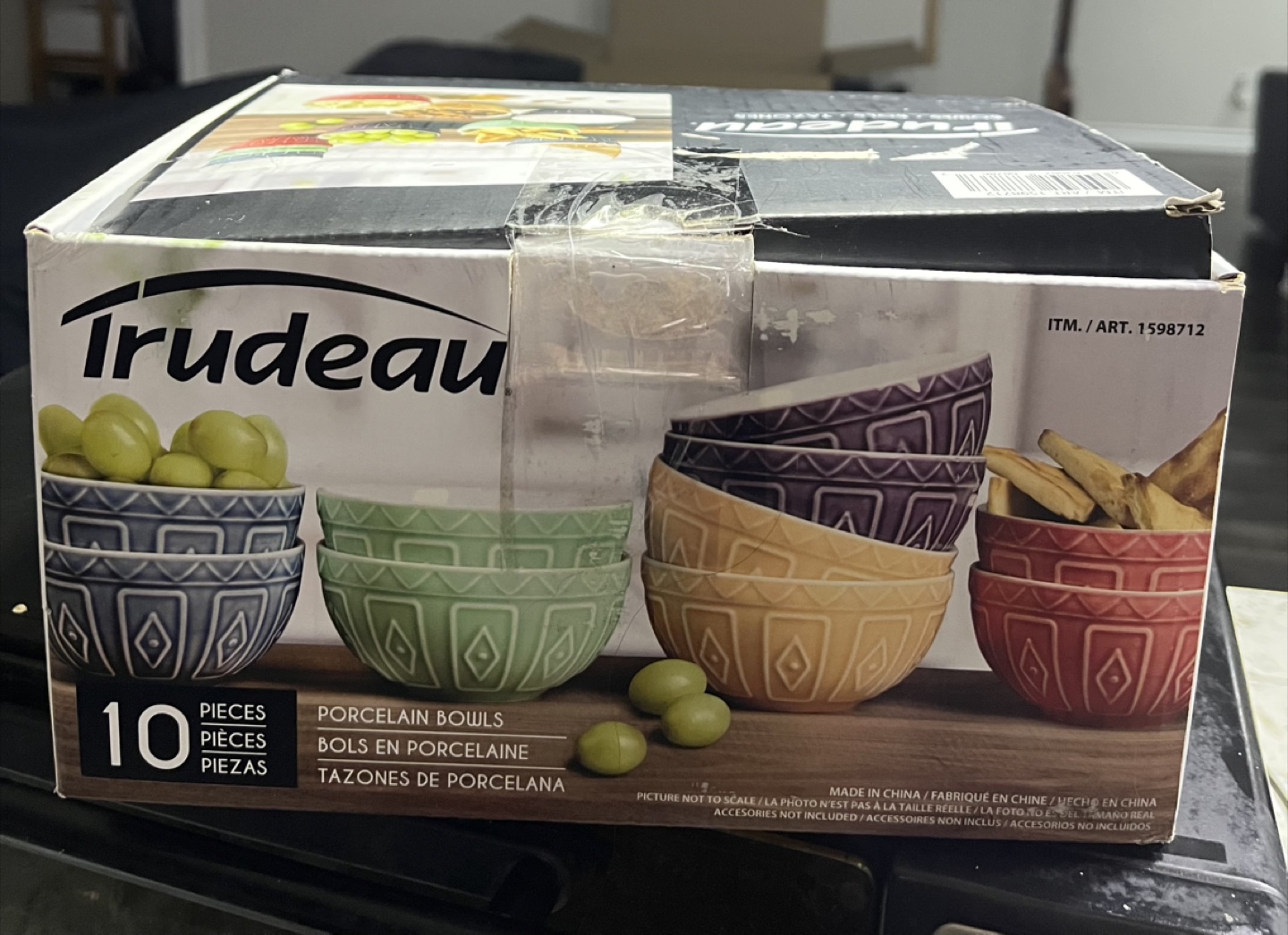 Trudeau Porcelain Bowls 10-Piece Set - photo 2