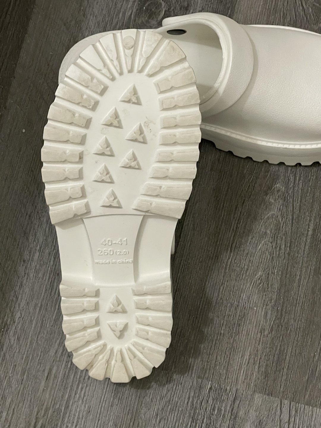 White Clogs - Size 40-41 (US 9-10) - photo 4