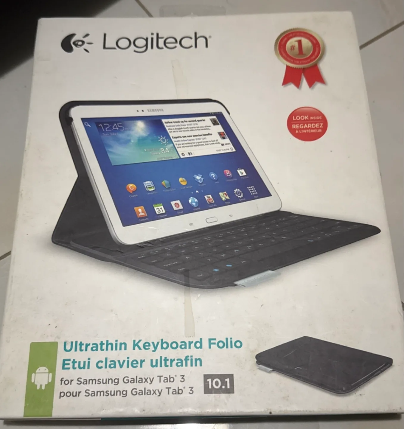 Logitech Ultrathin Keyboard Folio for Samsung Galaxy Tab 3 10.1 thumbnail