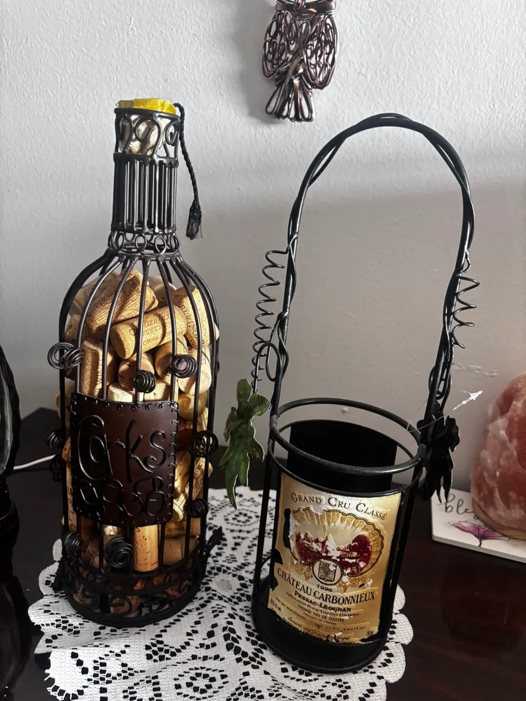 Wine Bottle Holder & Cork Cage thumbnail