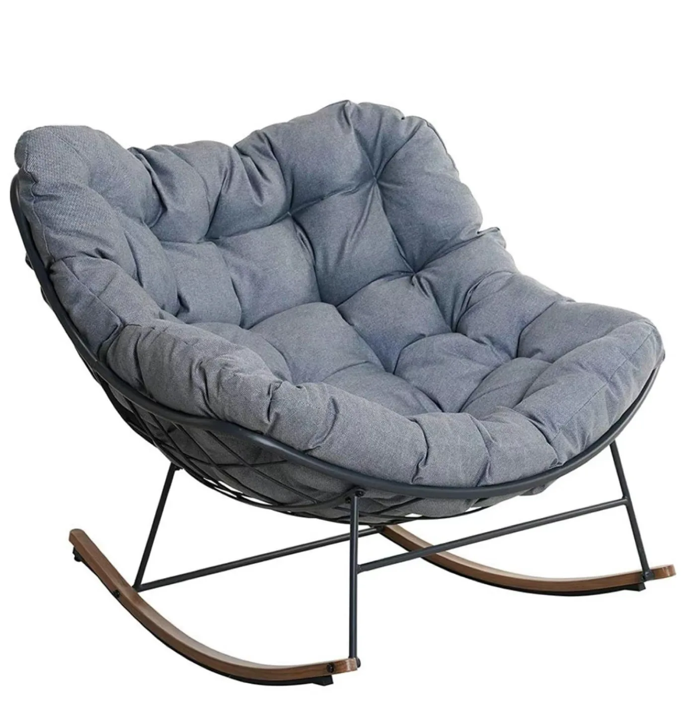 Gray Papasan Rocking Chair thumbnail