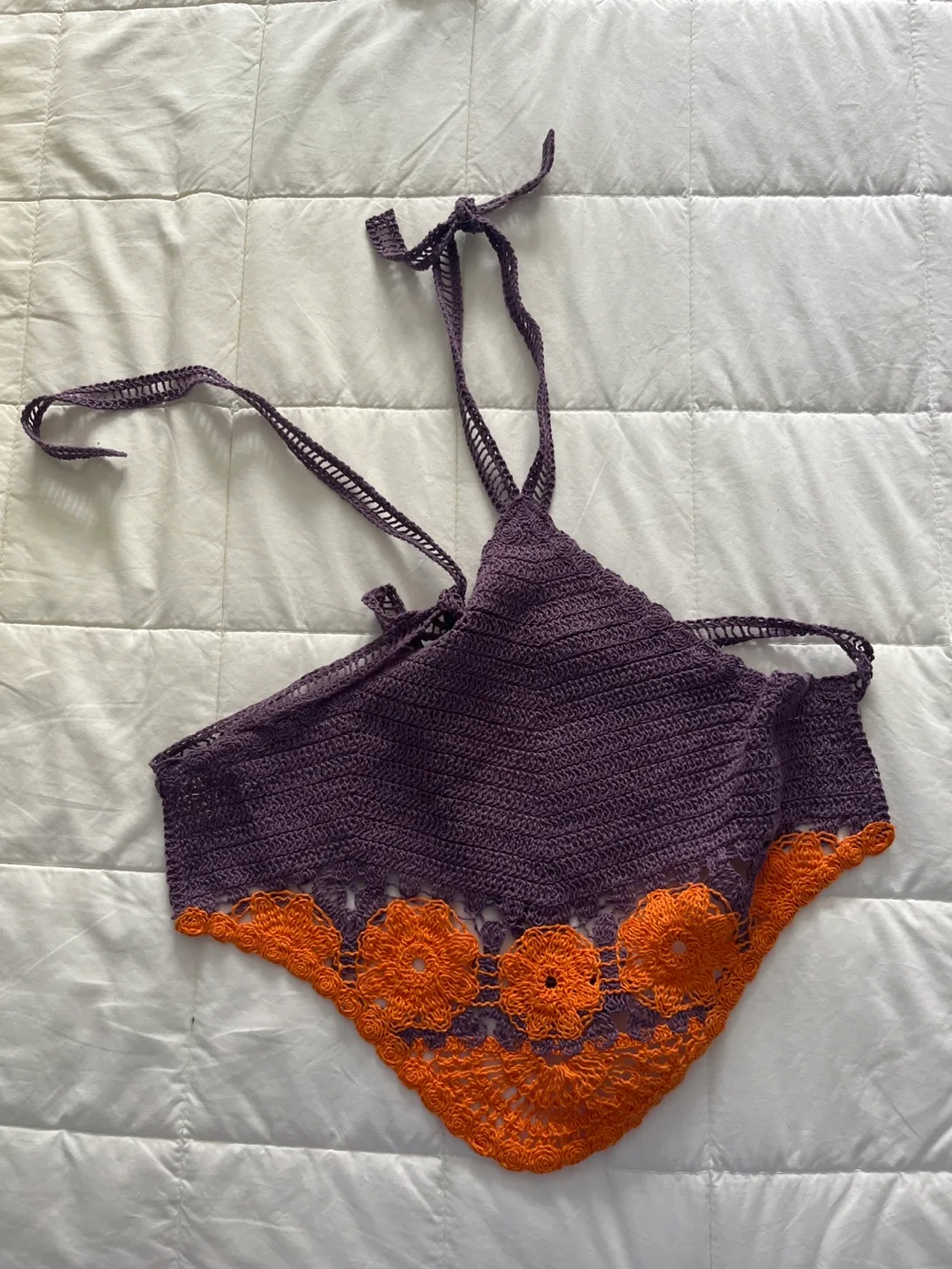 Zara Crochet Halter Top - Size S (never worn) thumbnail