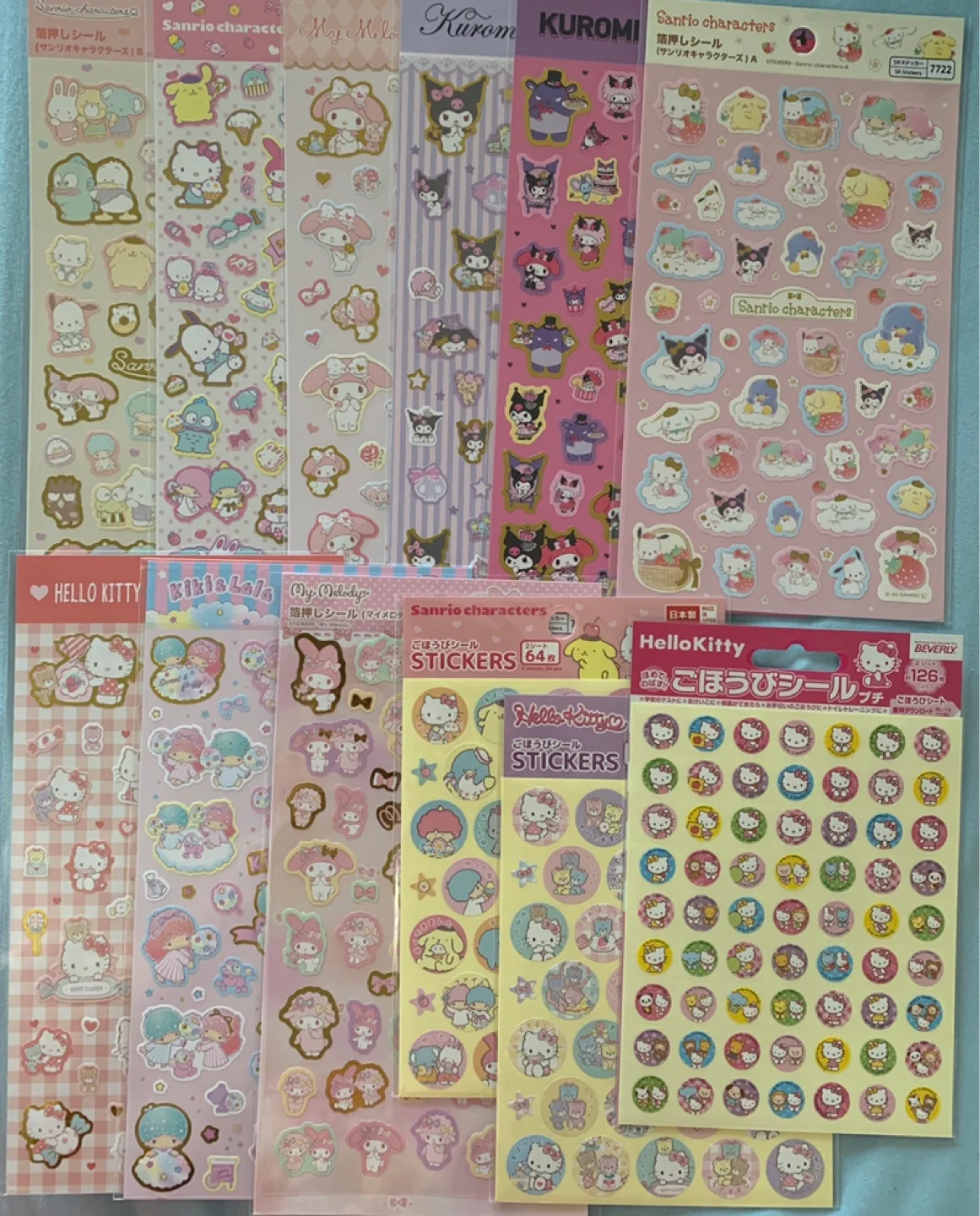 Sanrio Characters Stickers Set thumbnail