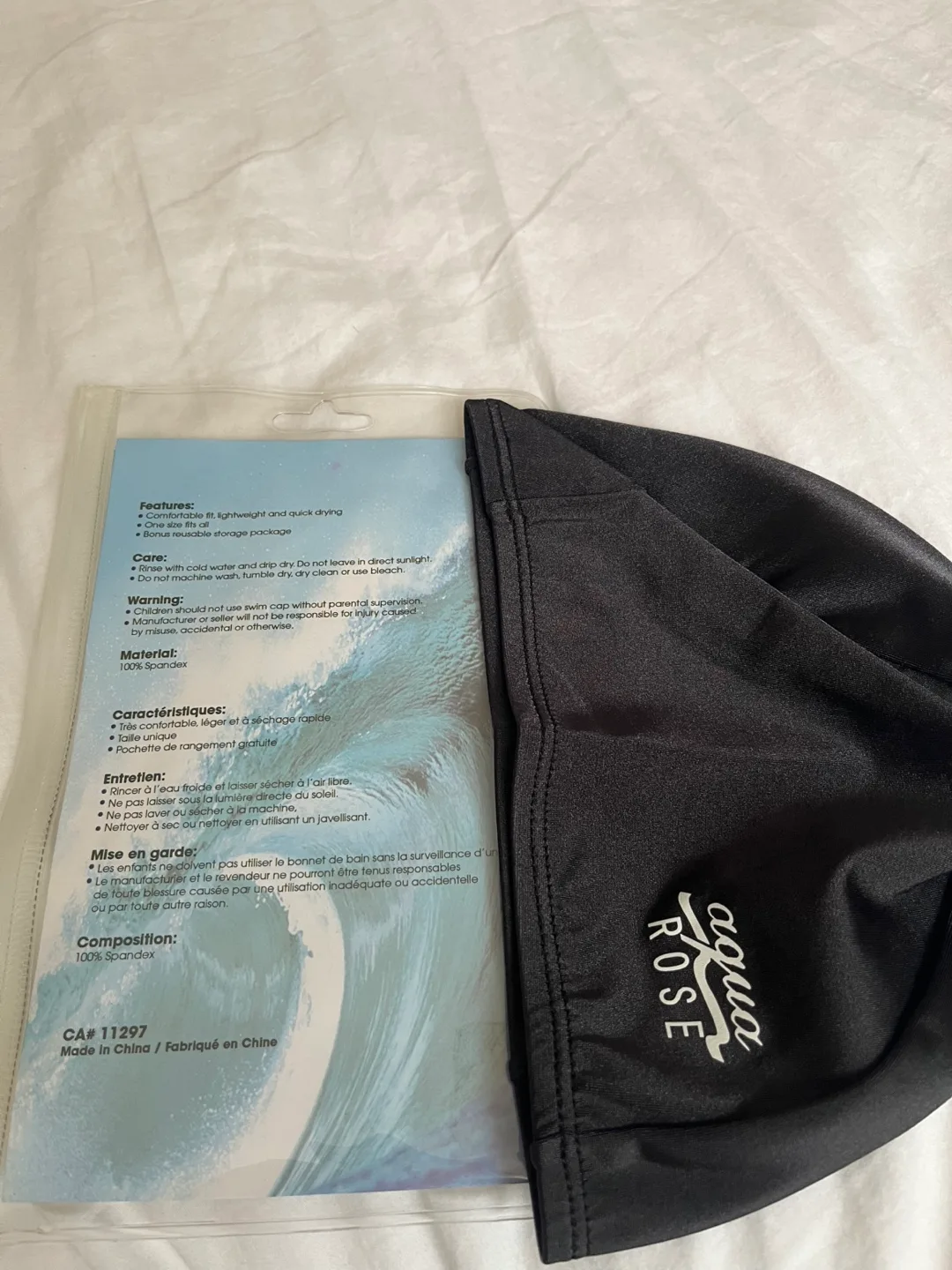 Aqua Rose Swim Cap - New in Package image indicator(2)