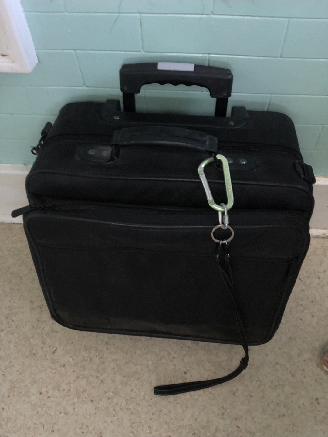 Black Suitcase USED ONE TIME- ONLY $8 NOW