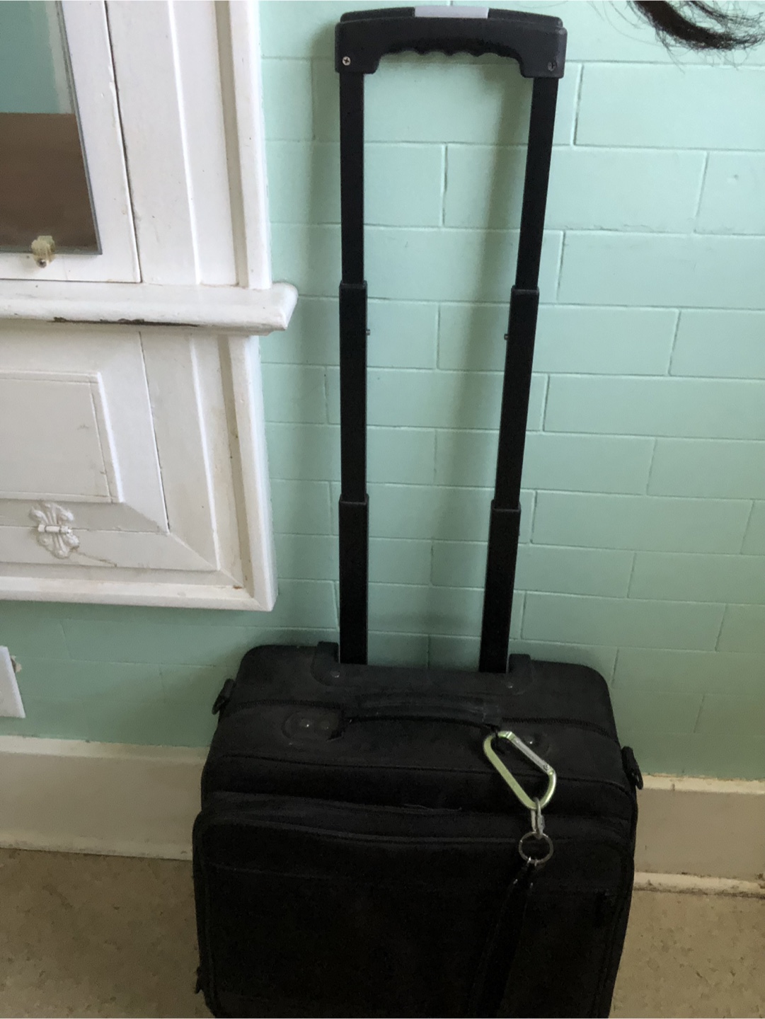 Black Suitcase USED ONE TIME- ONLY $8 NOW - photo 3