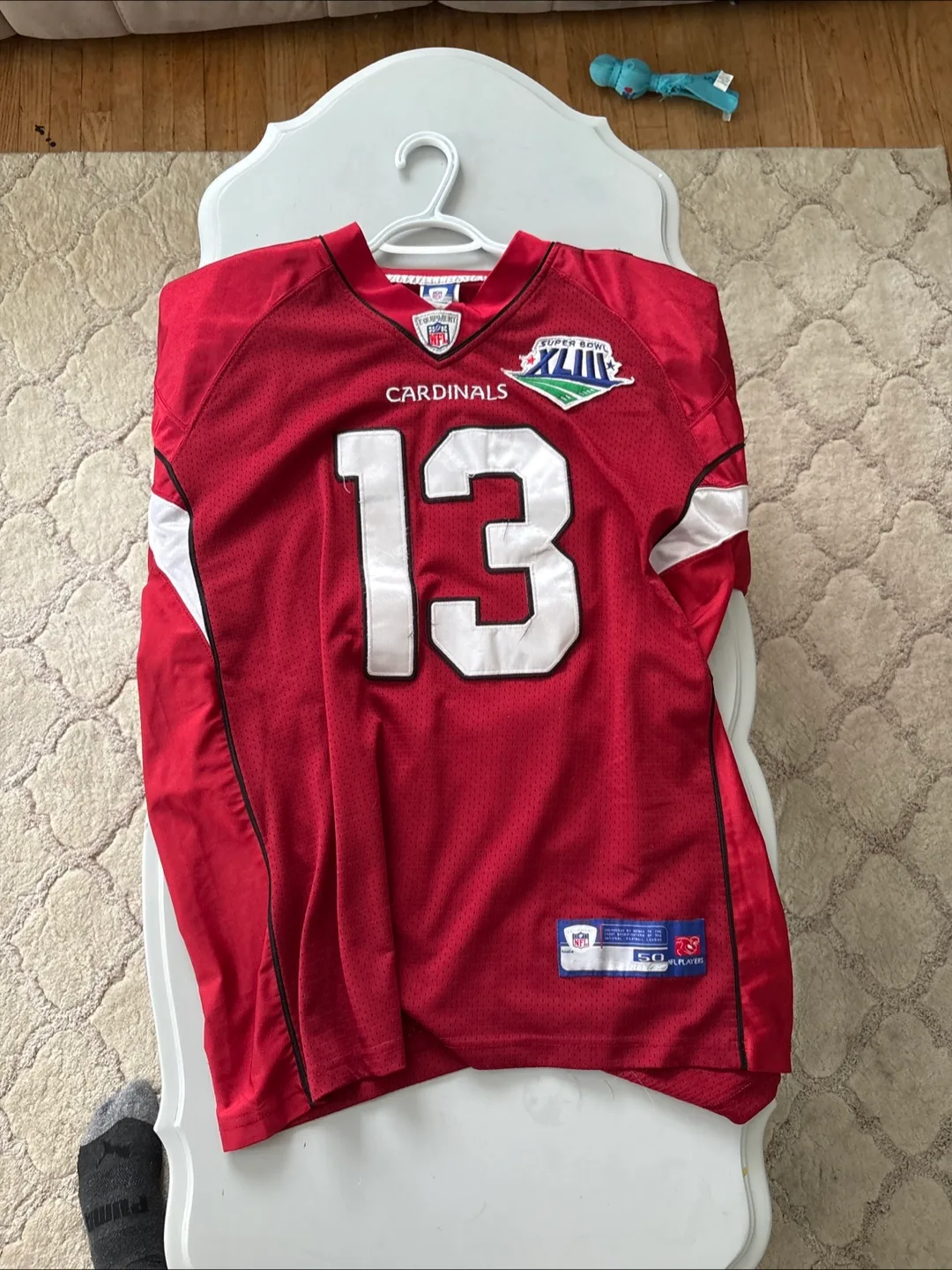 NFL Cardinals Warner #13 Super Bowl XLIII Jersey thumbnail