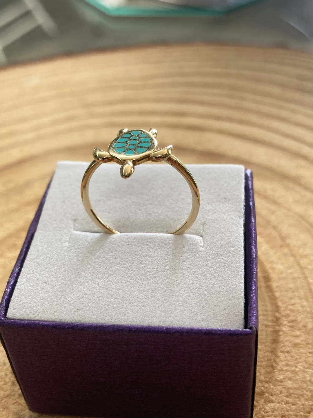 Real Gold 14k Turtle Ring - Joyeria La Guerrerense image indicator(4)