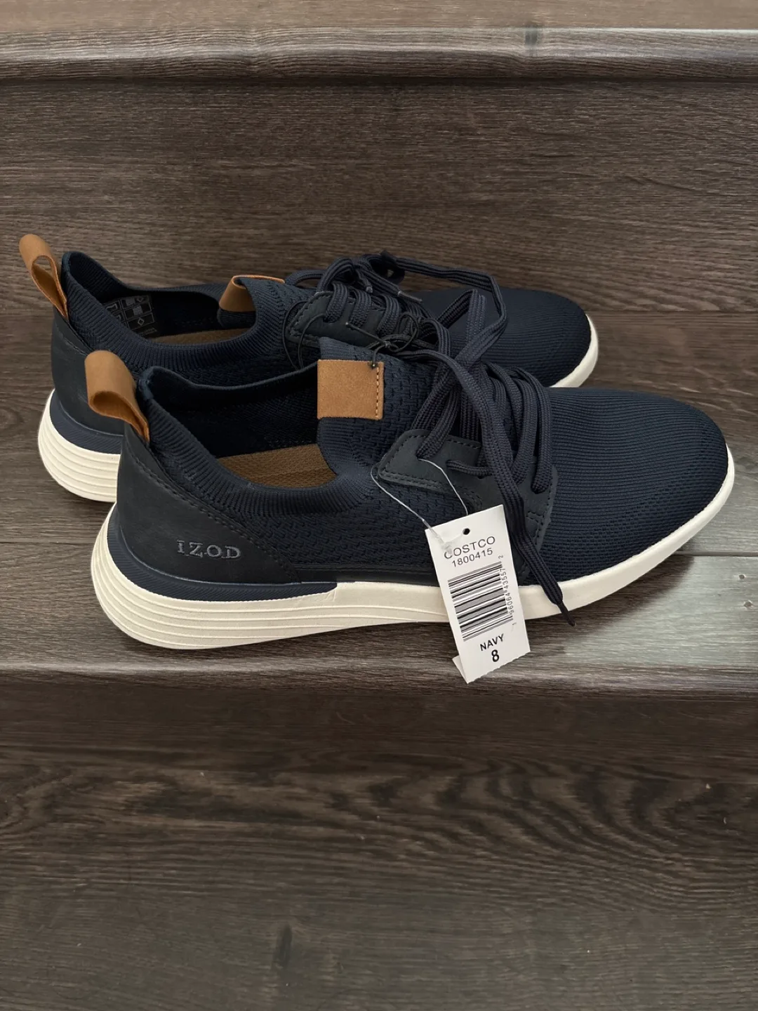 IZOD Navy Blue Men's Shoes - Size 8 thumbnail