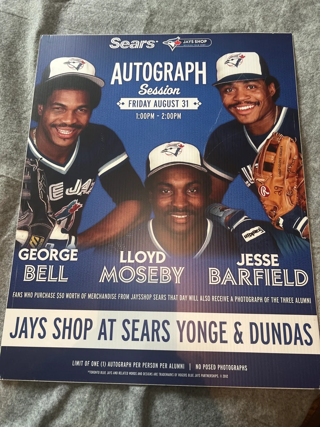 Toronto Blue Jays Autograph Session Poster thumbnail