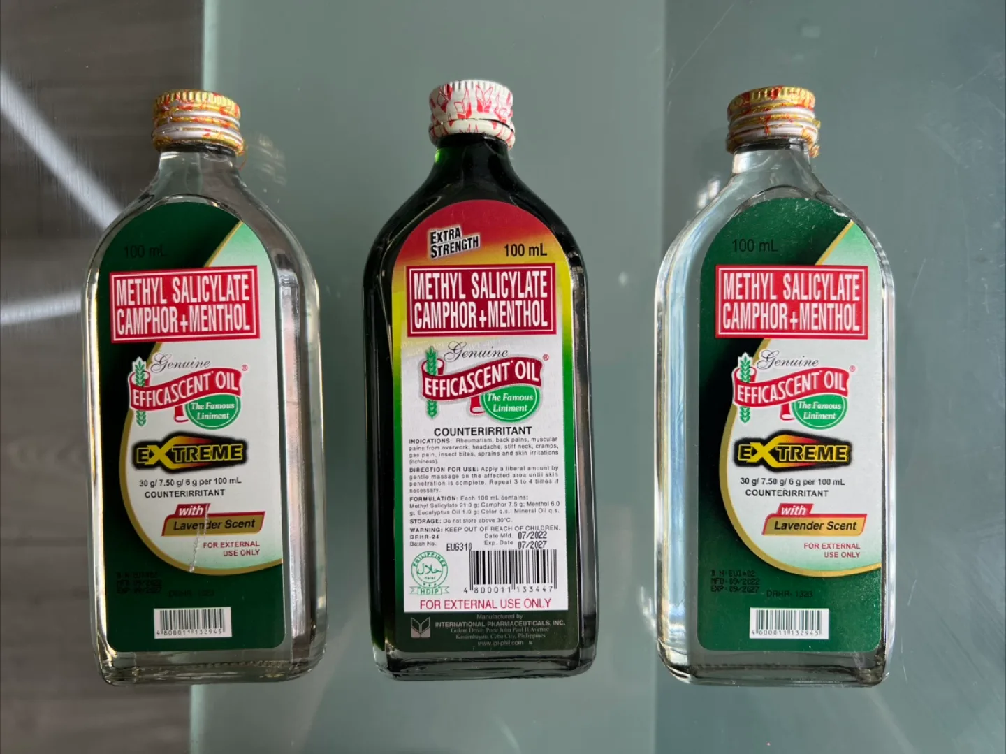 3 Bottles of Medicated/Menthol oil thumbnail