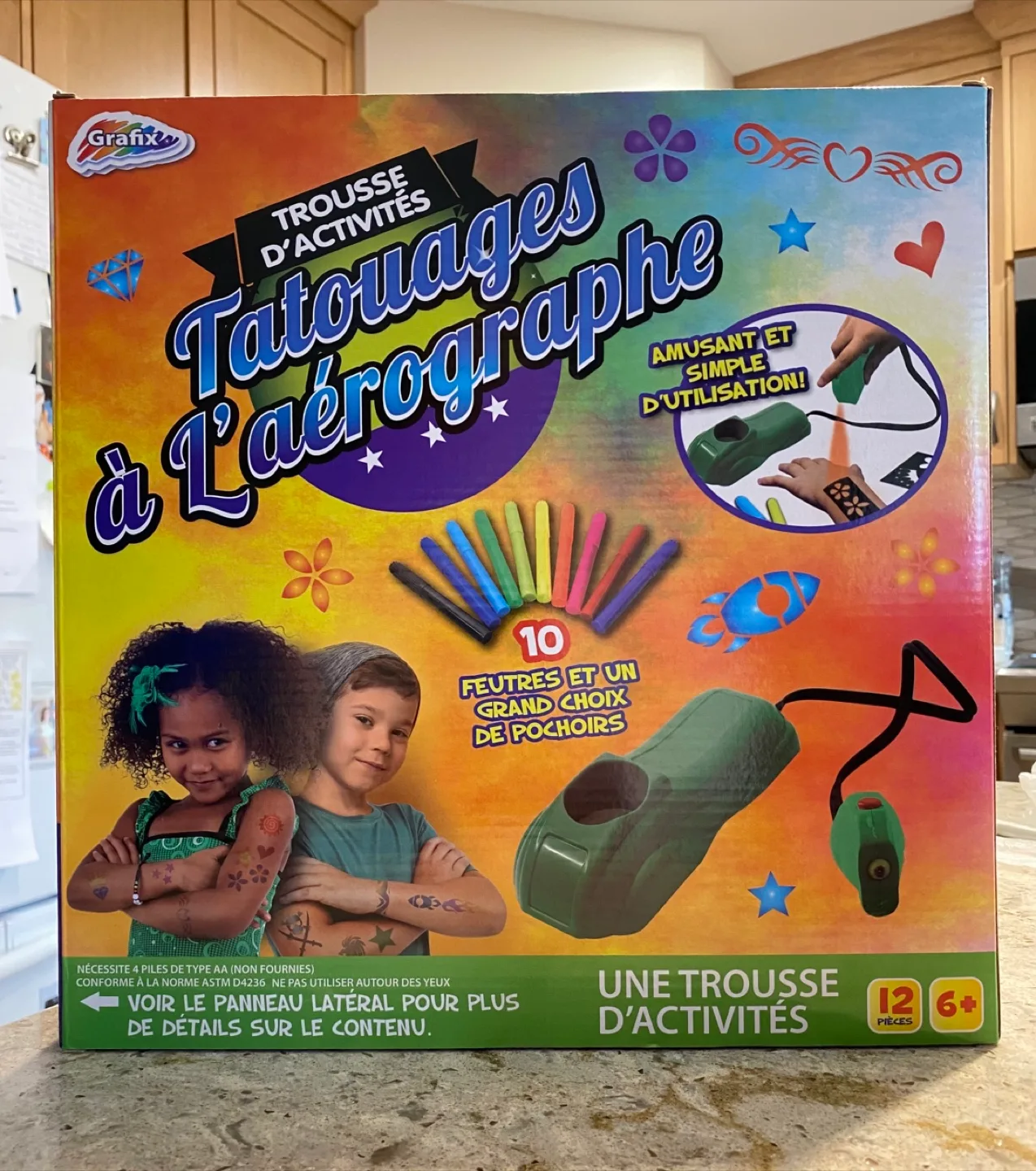 Grafix Airbrush Tattoo Set - New in Box! image indicator(2)