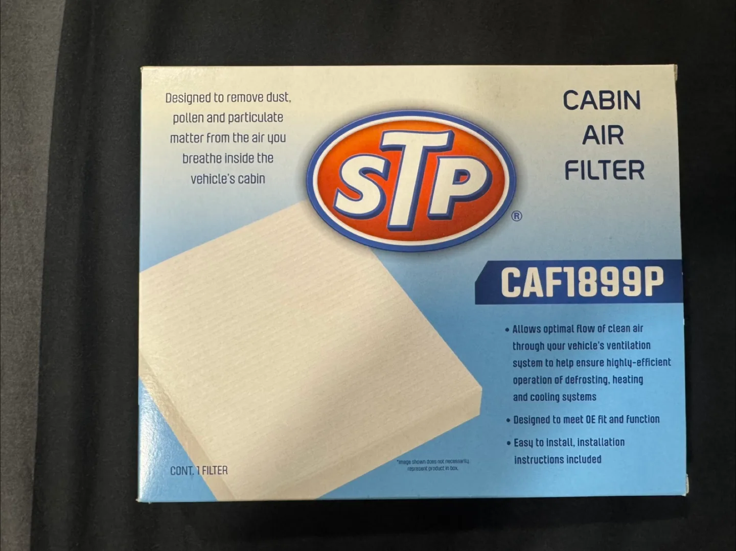 STP CAF1899P Cabin Air Filter - New para Ford ecosport 2018 thumbnail