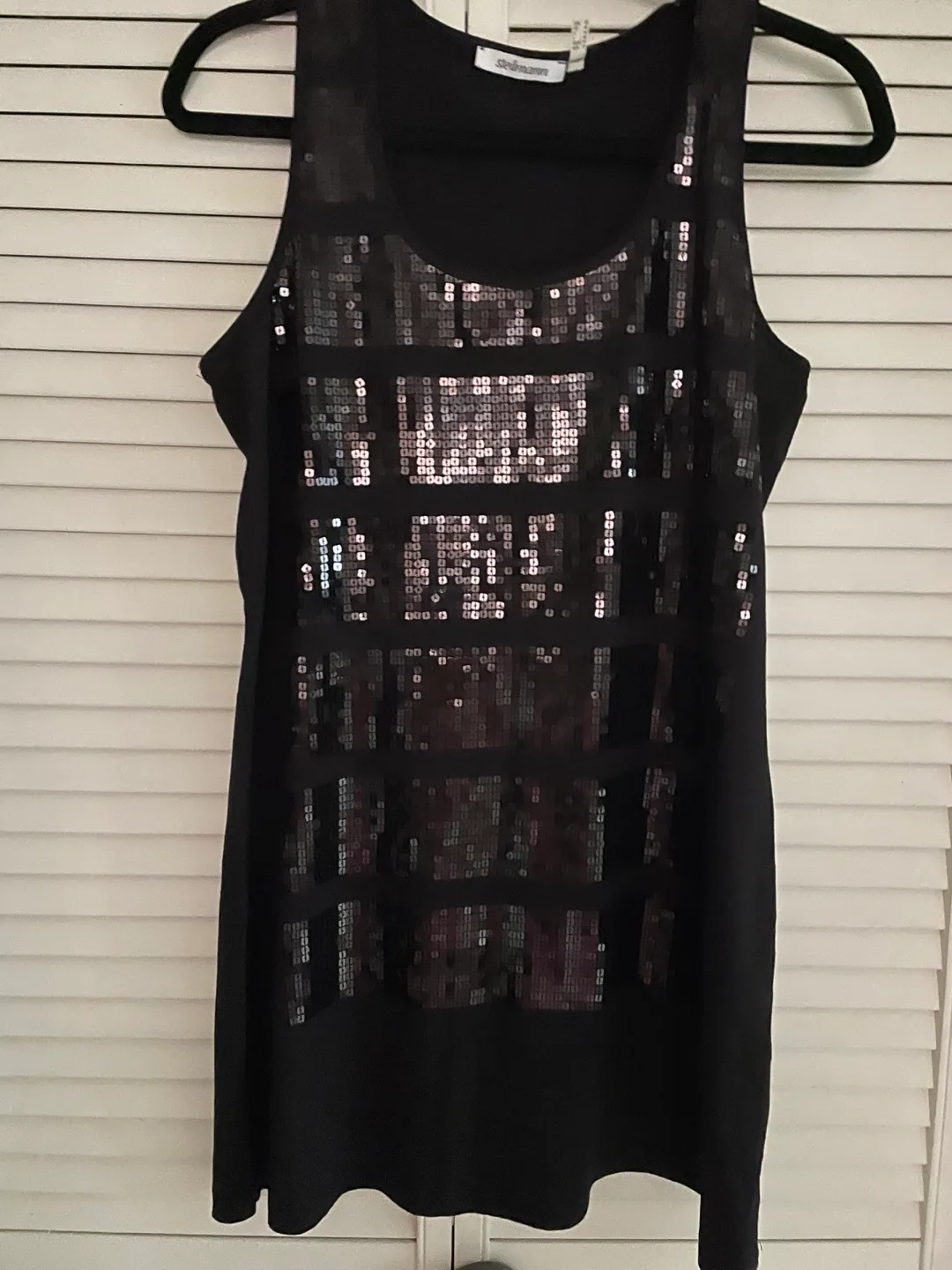 Steilmann Sequin Tank Top - Black M image indicator(2)