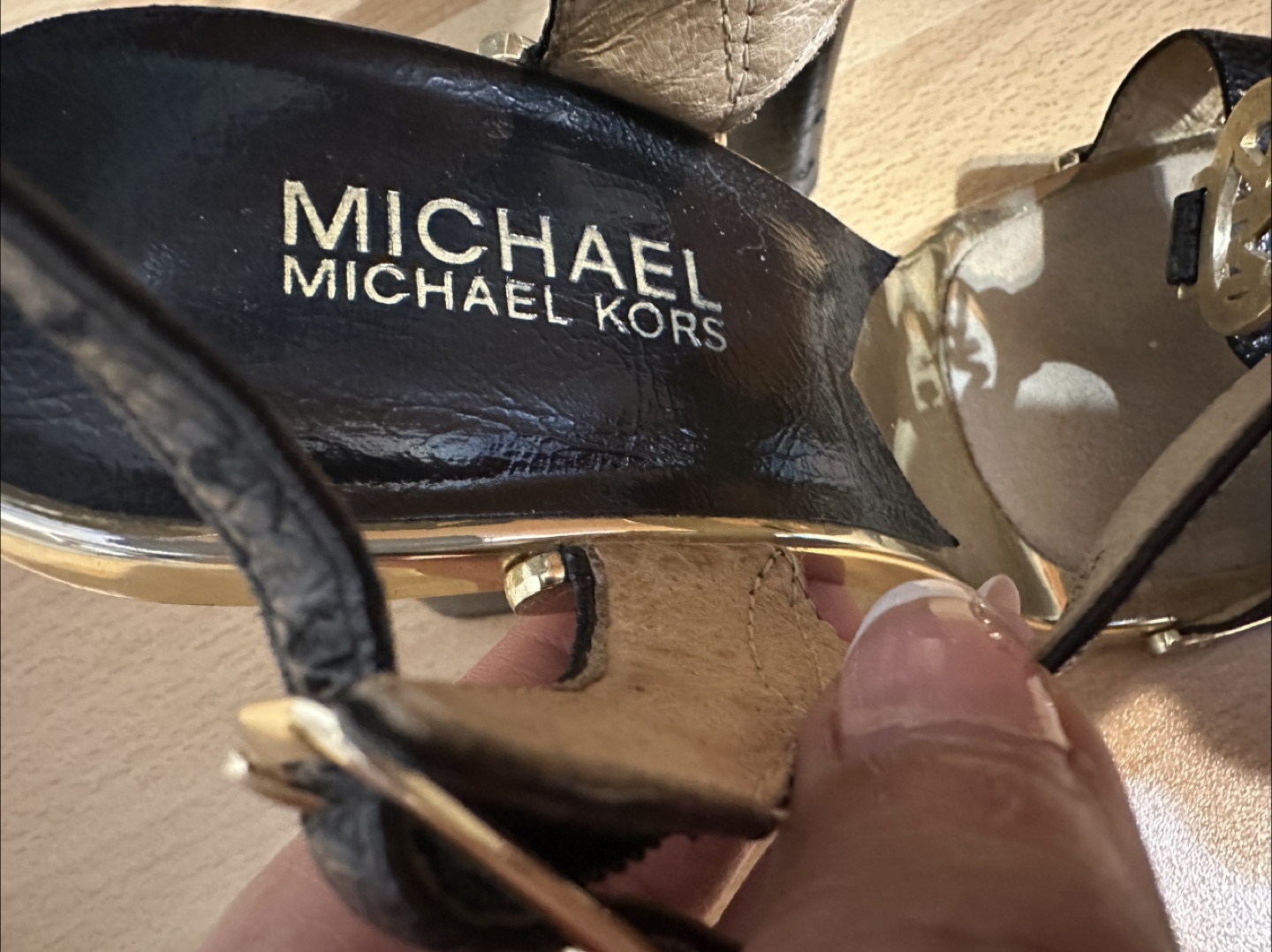 Michael Kors Black Heels, Size 8 - photo 3