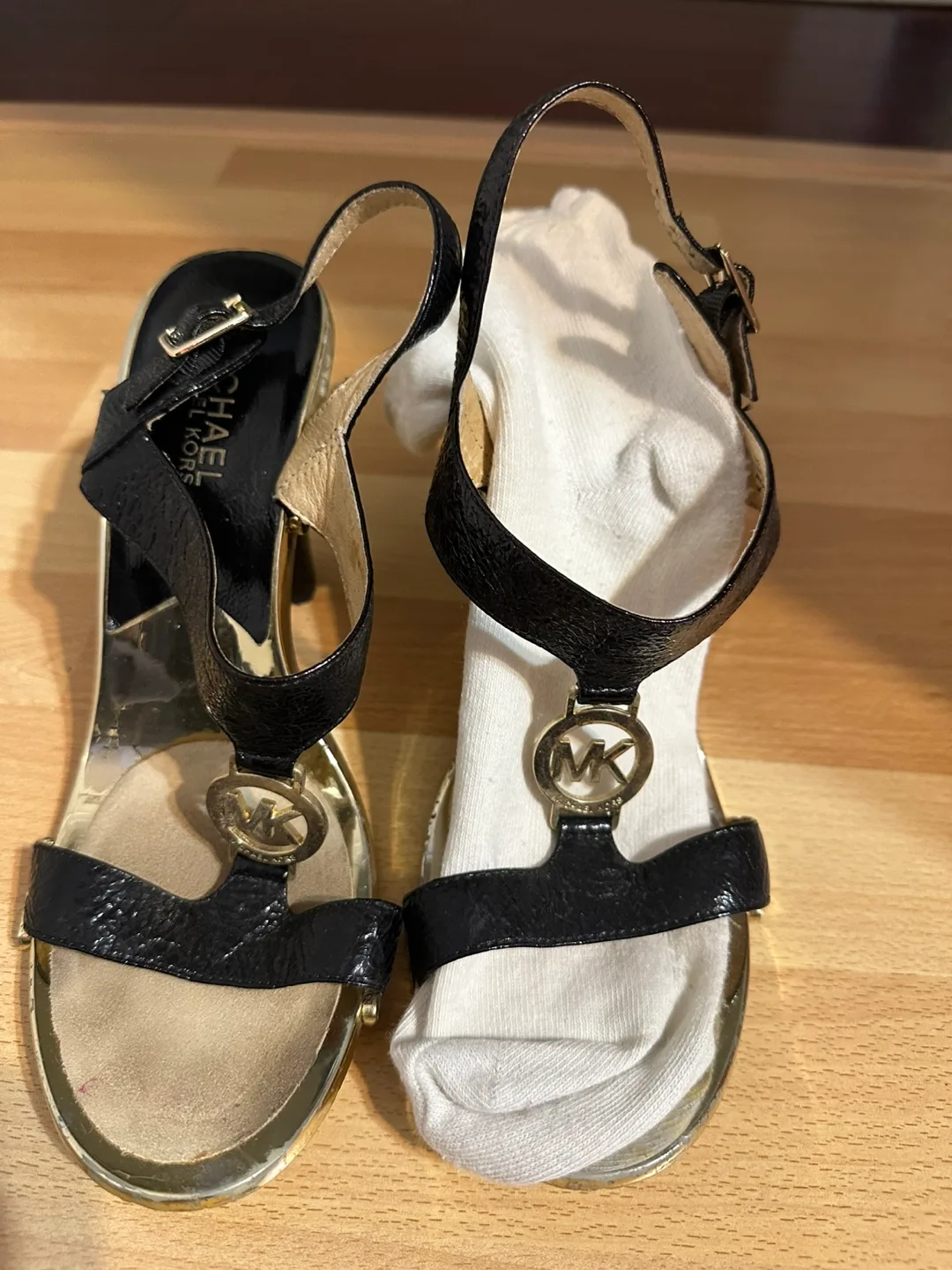 Michael Kors Black Heels, Size 8