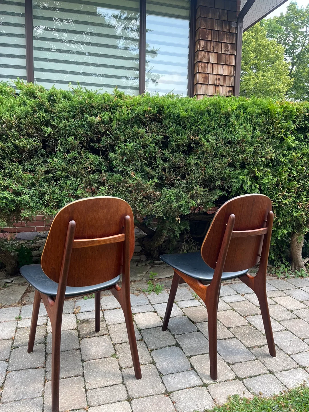 Teak Mid-Century Modern Dining Chairs - Set of 2 thumbnail