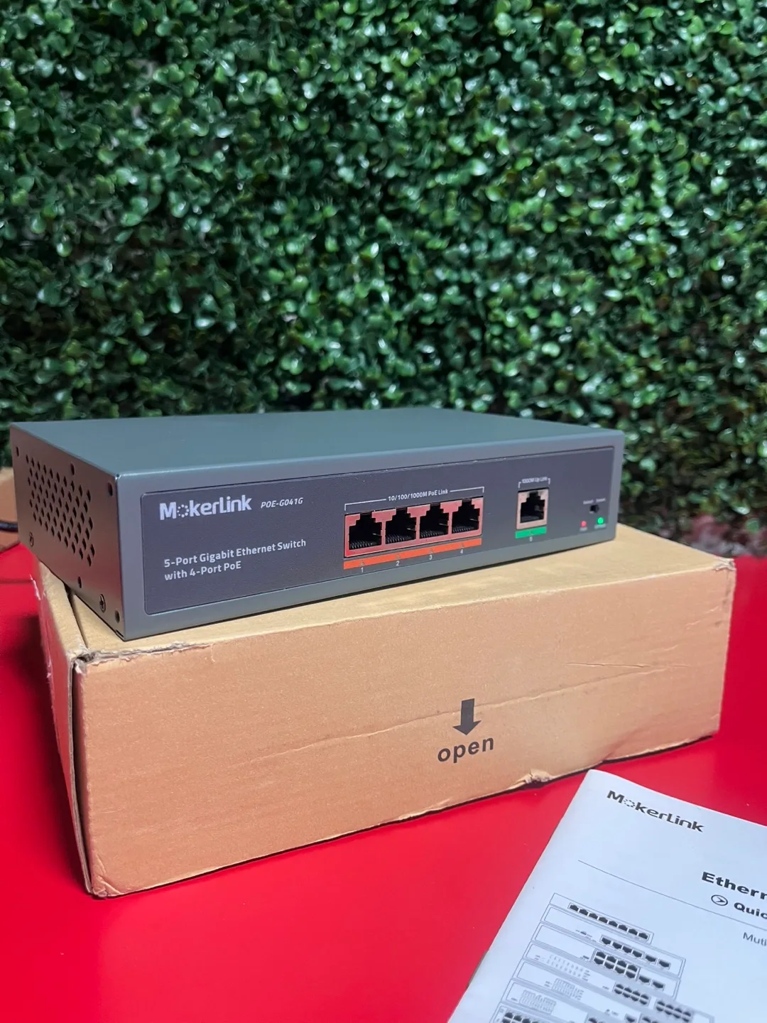 Mokerlink POE-G041G 5-Port Gigabit Ethernet Switch thumbnail