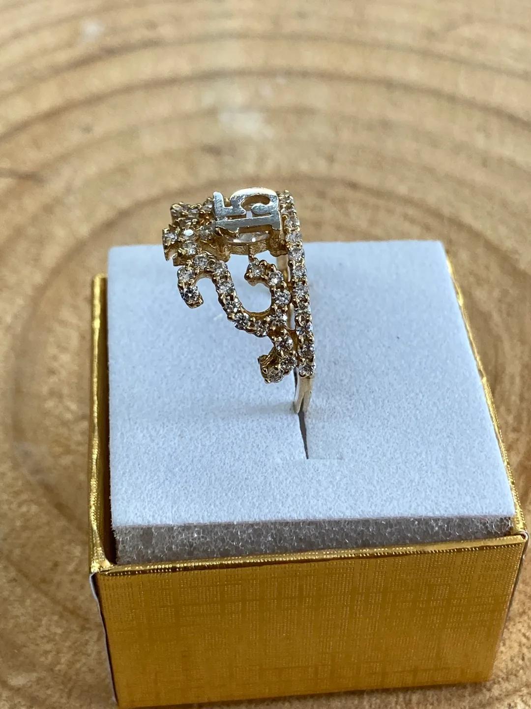 Joyería La Guerrerense Real gold 14k Ring with Number 15 image indicator(3)