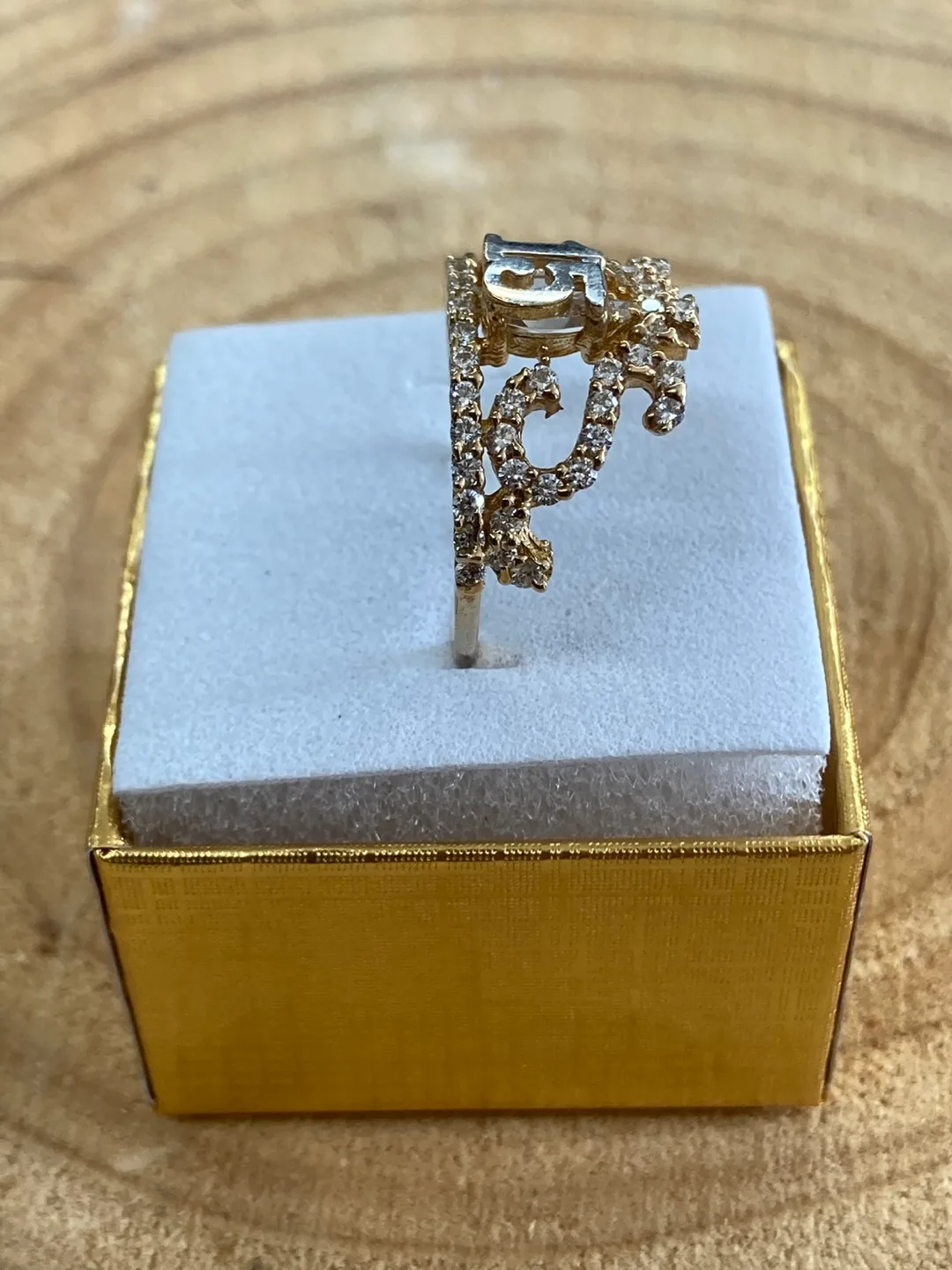 Joyería La Guerrerense Real gold 14k Ring with Number 15 image indicator(7)