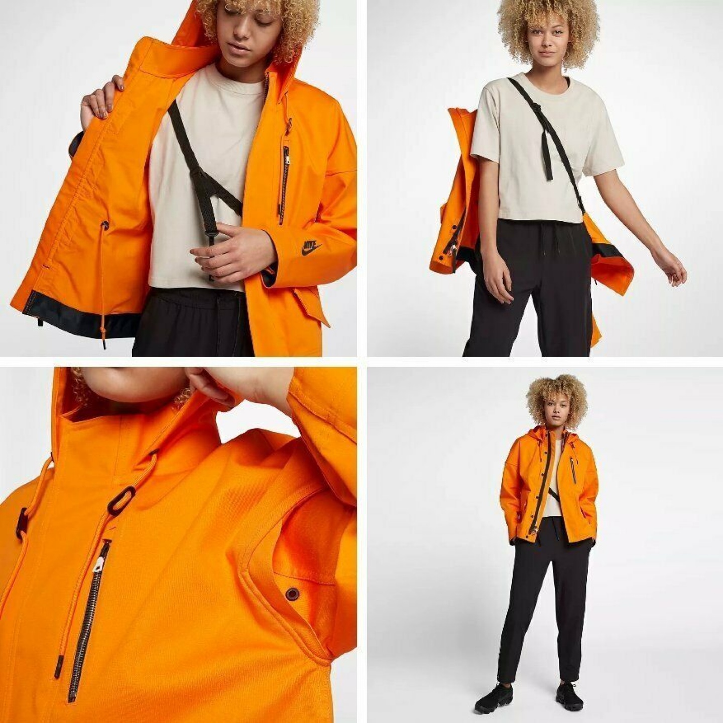 Nike Orange Jacket Size M