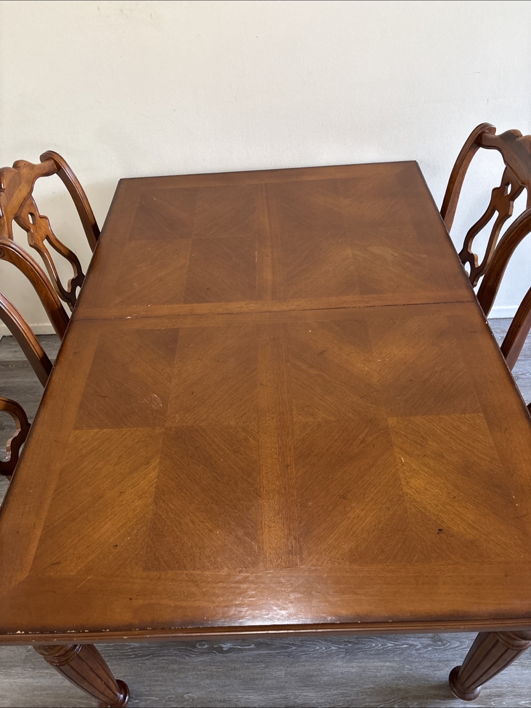 Dining Table with Four Chairs - Wood - photo 3