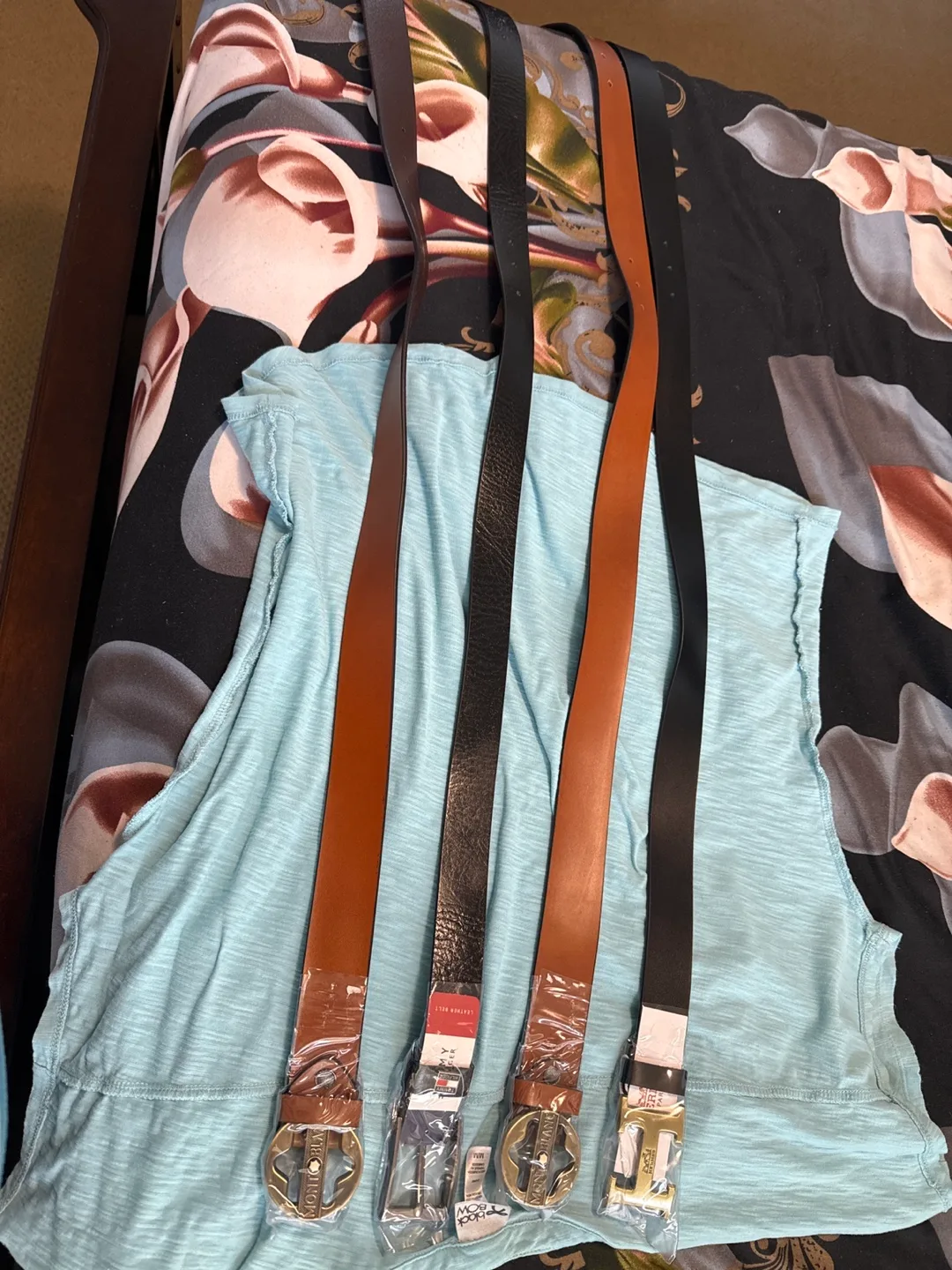 Assorted Belts: Montblanc, Tommy Hilfiger, Hermes thumbnail