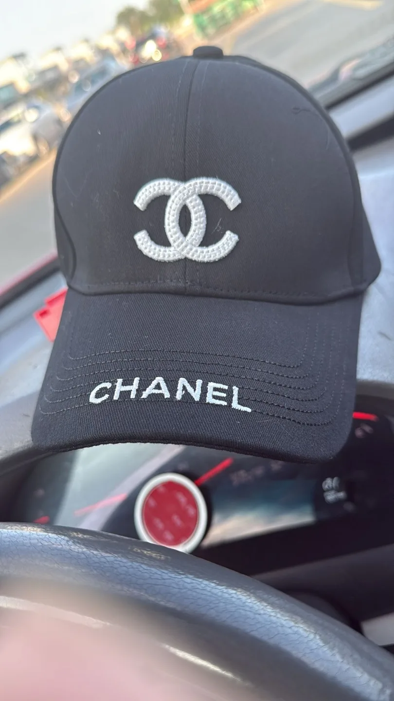 New Chanel Black Baseball Cap thumbnail