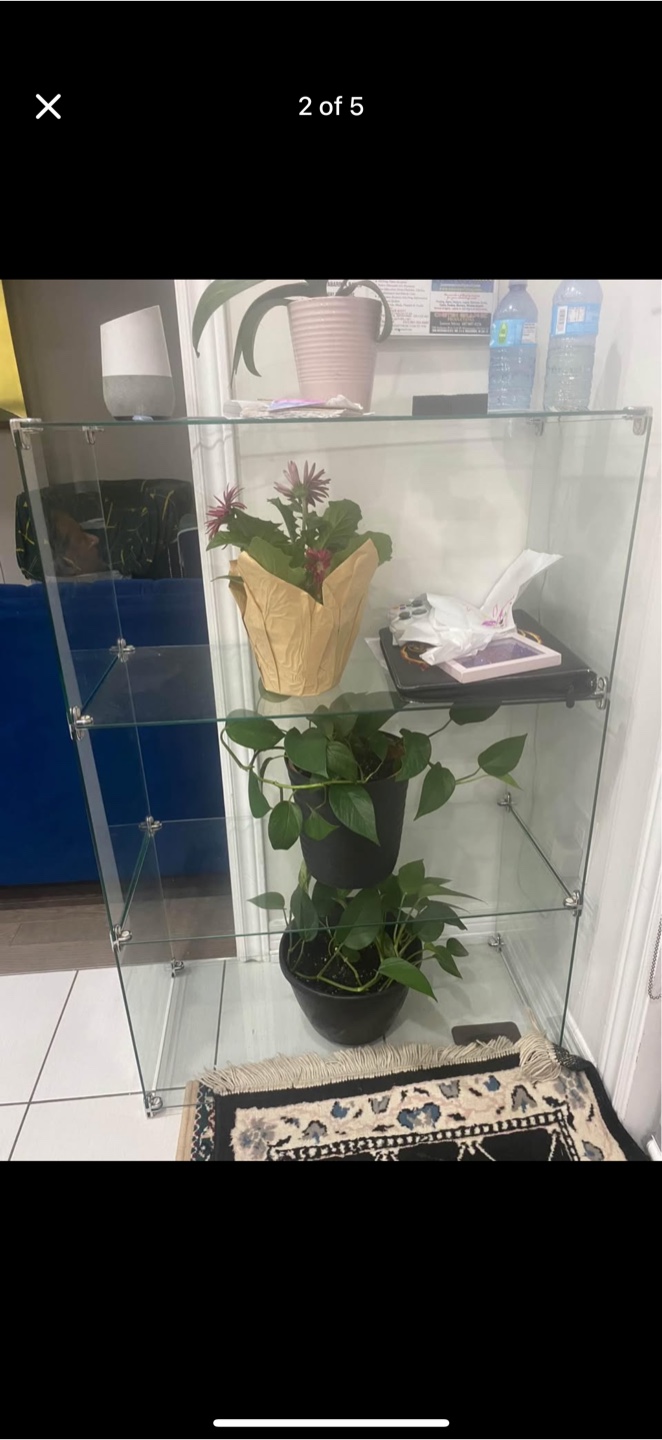 Glass Shelf Unit