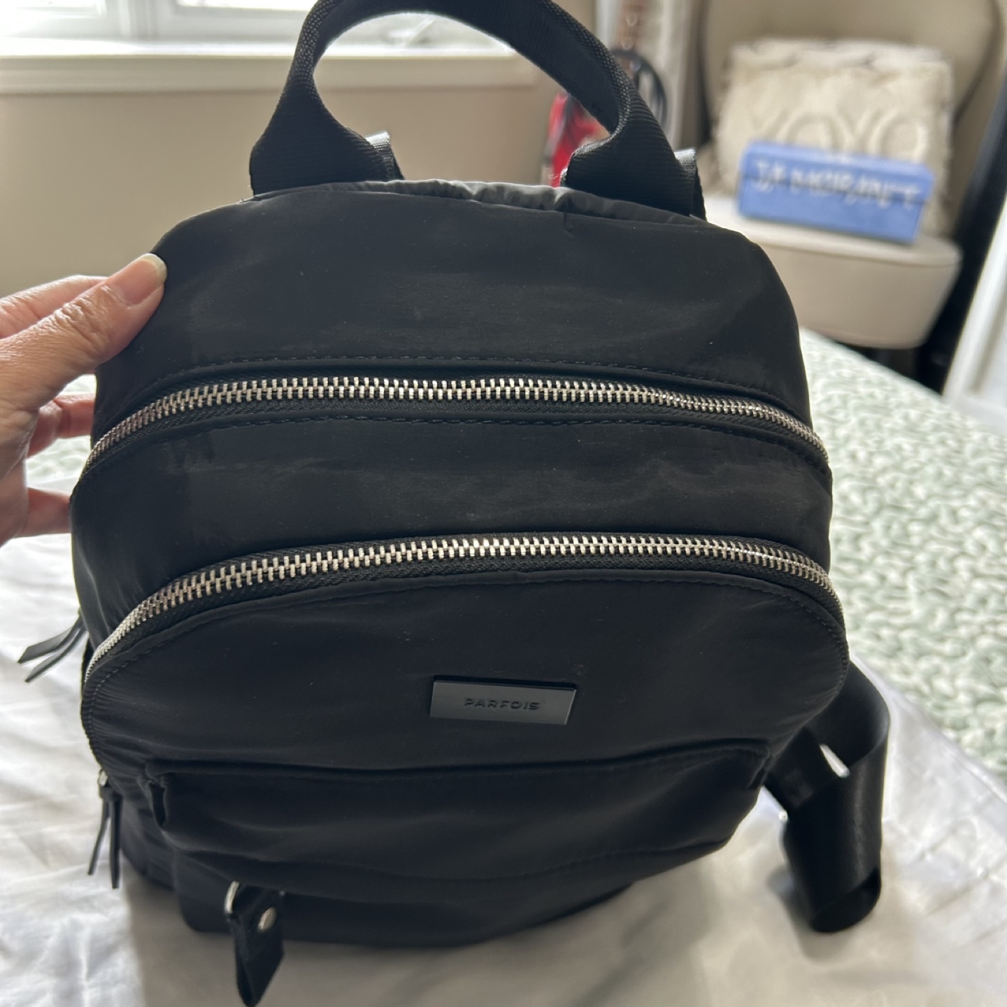 Parfois Black Mini Backpack - photo 4