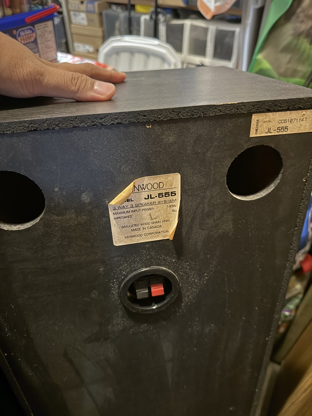 Kenwood JL-555 3-Way Speaker System - photo 4