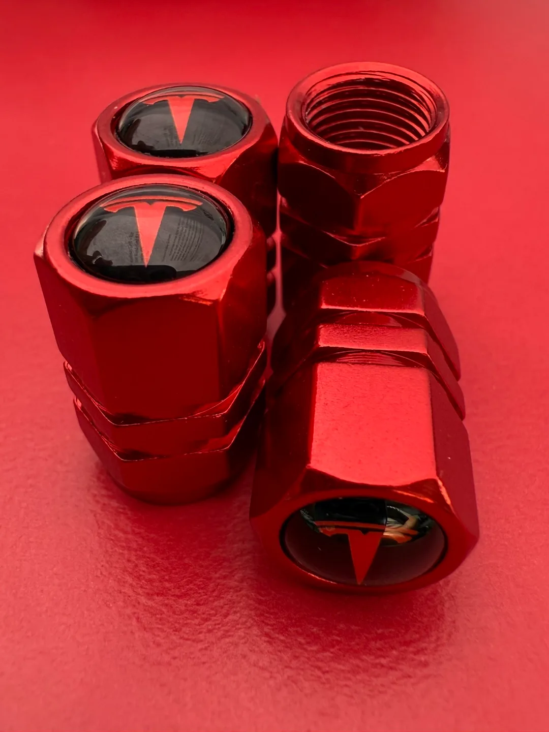 Tesla Valve Stem Caps - Set of 4 thumbnail