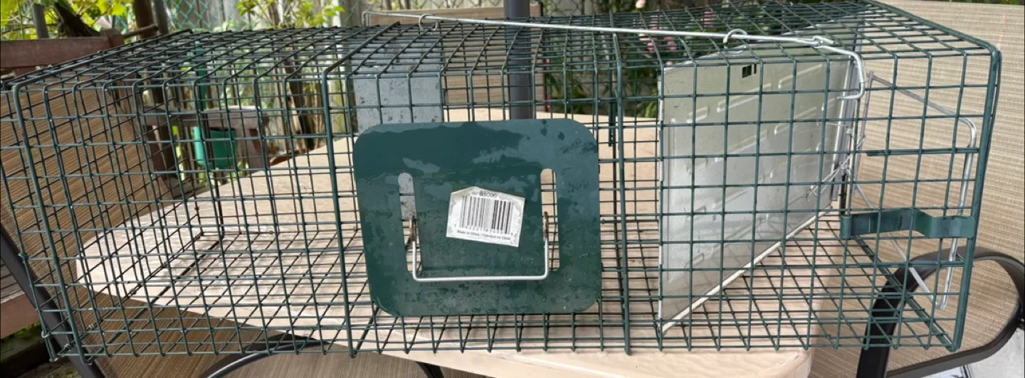32” (large) Easy Set Live Animal Cage Trap image indicator(2)