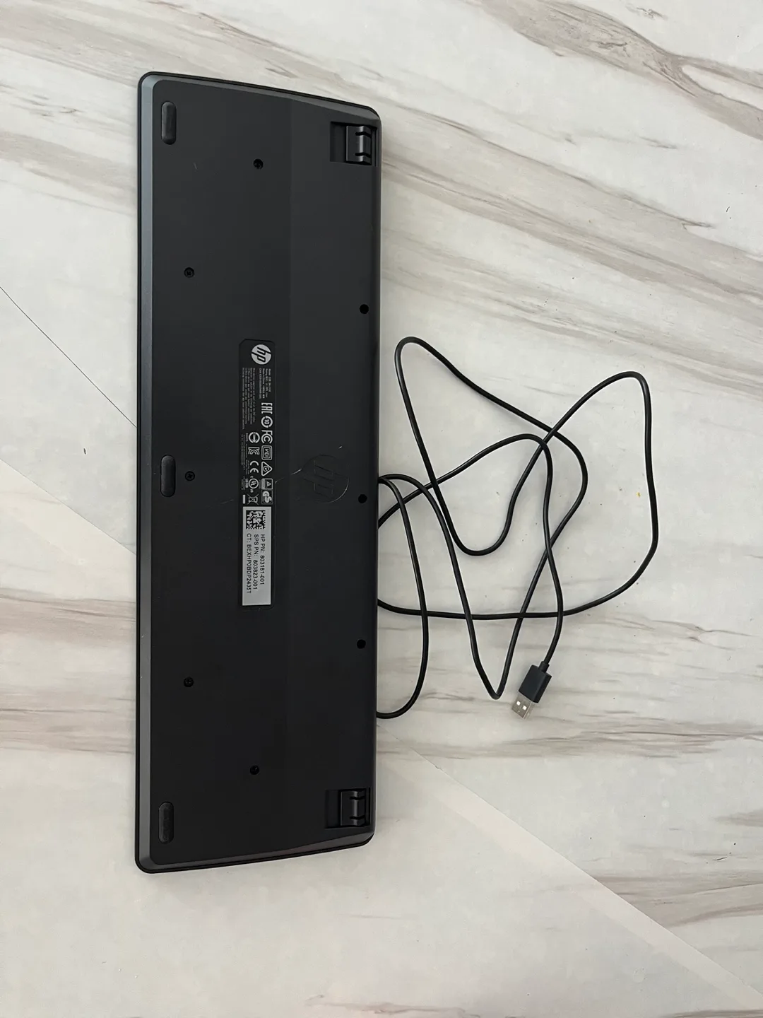 HP USB Keyboard - Black image indicator(2)