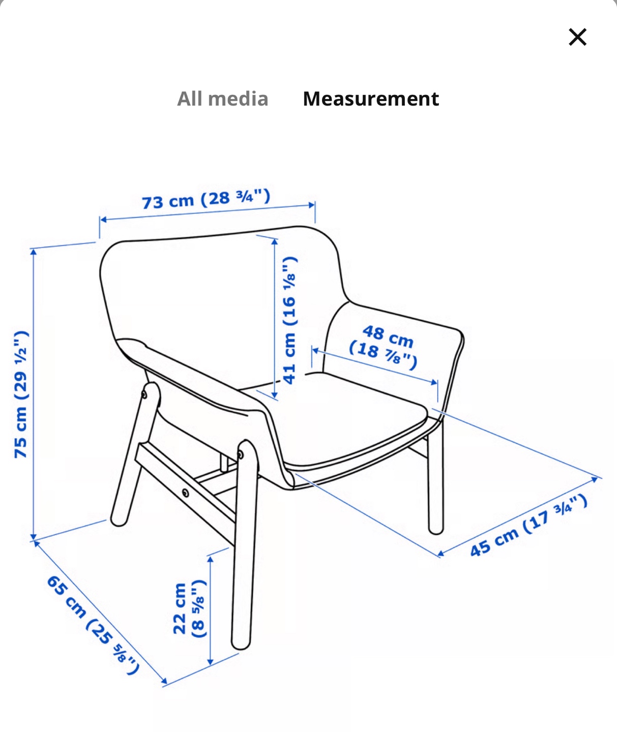IKEA Accent Chair- Dark Grey - photo 2