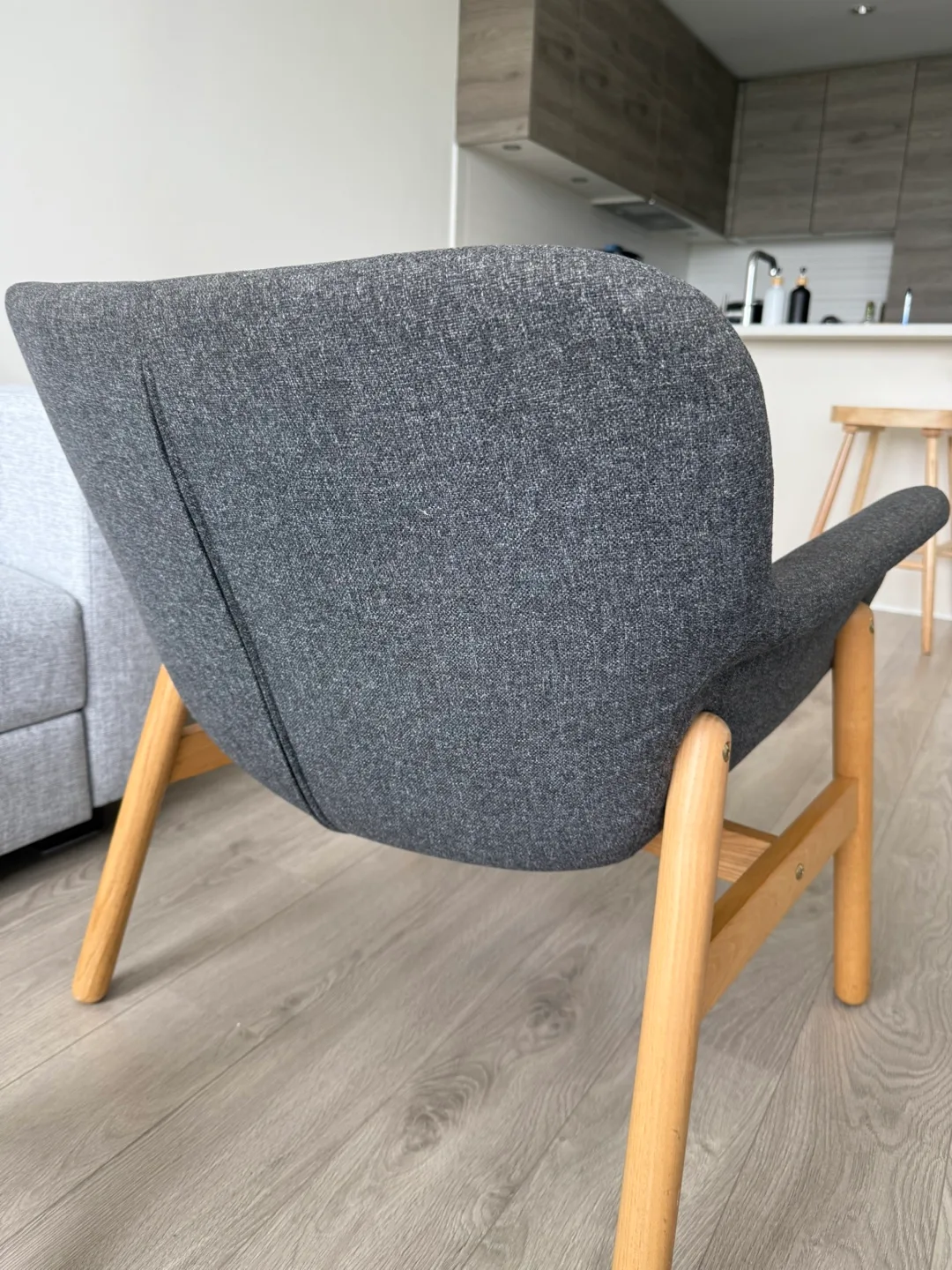 IKEA Accent Chair- Dark Grey image indicator(4)