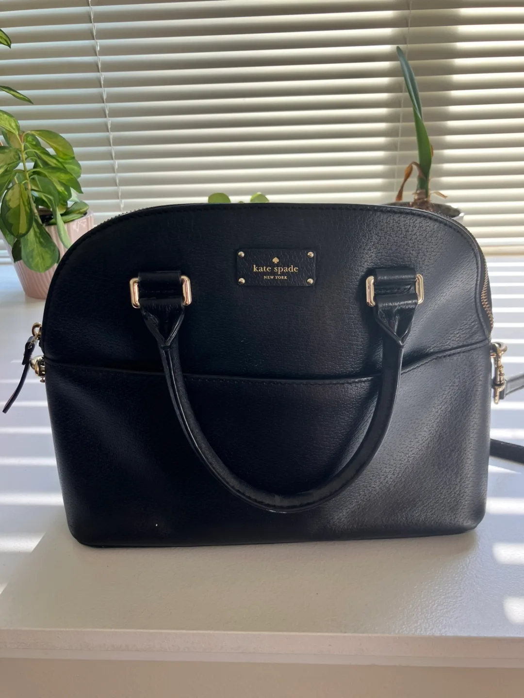 Kate Spade Black Leather Crossbody thumbnail
