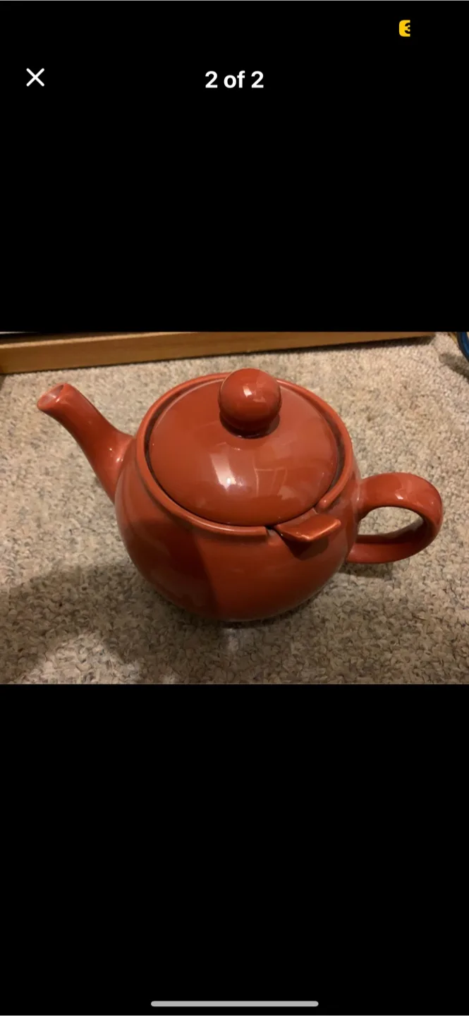 Reddish Brown Teapot thumbnail