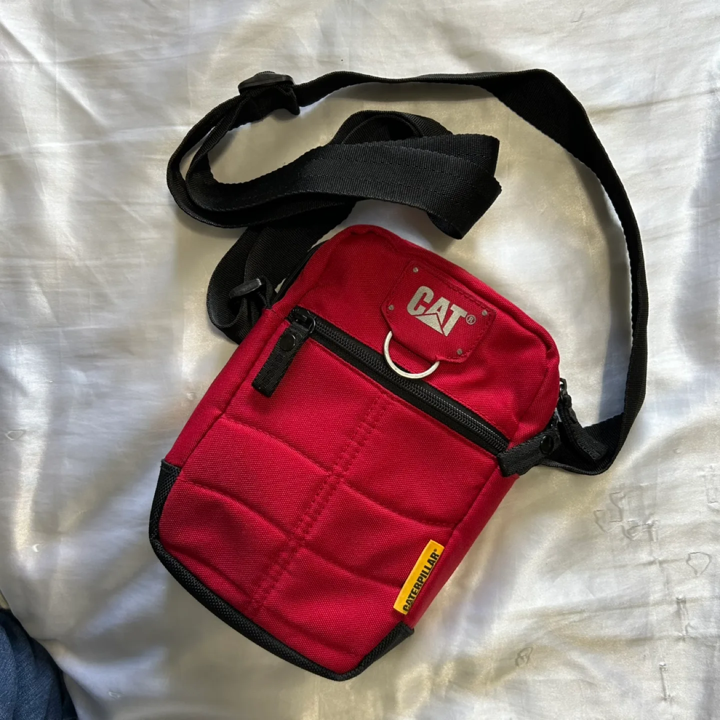 Caterpillar (CAT) Red Crossbody Bag