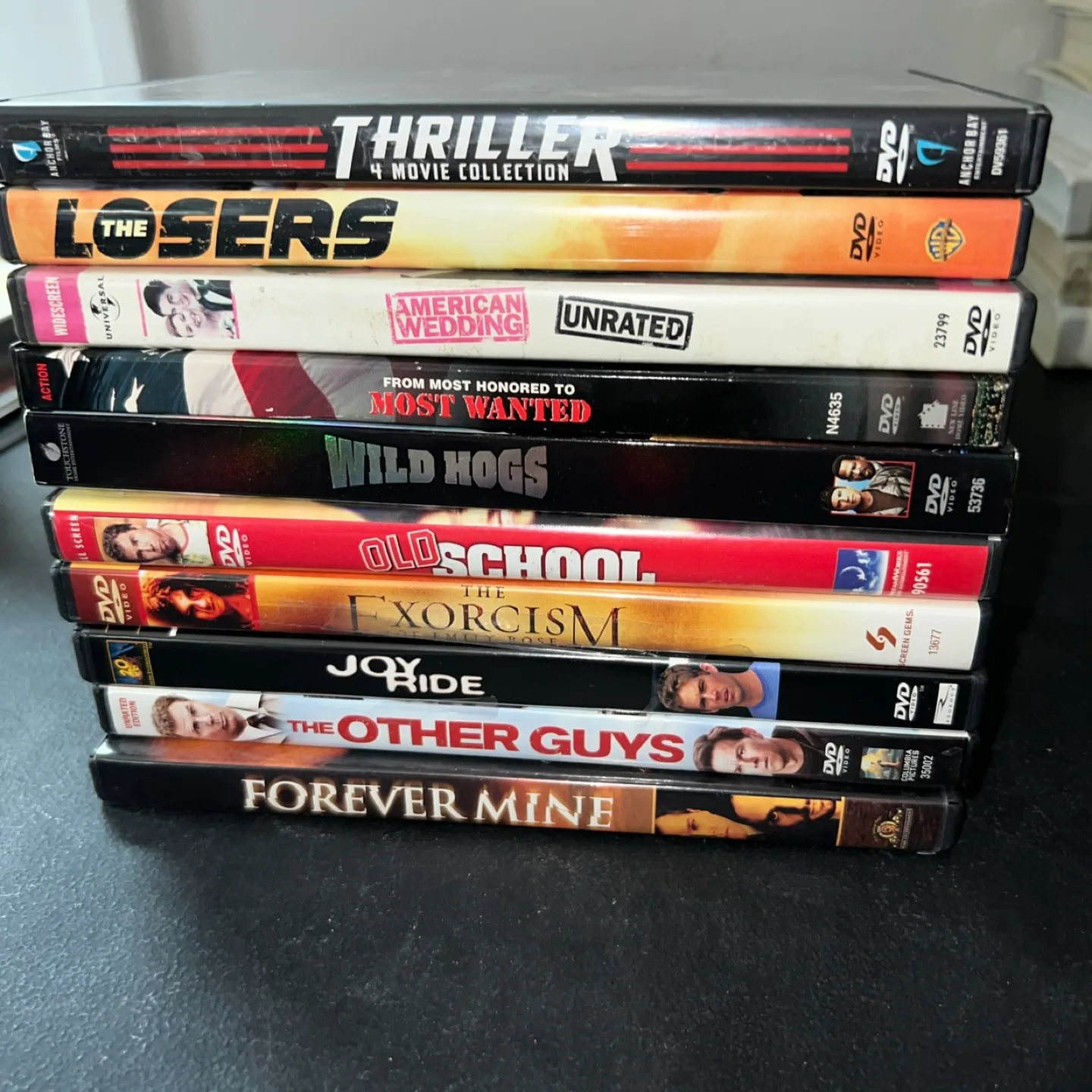 DVD Movie Collection - Thriller, Losers, American Wedding & More thumbnail